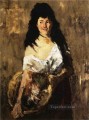 Mujer con una canasta William Merritt Chase